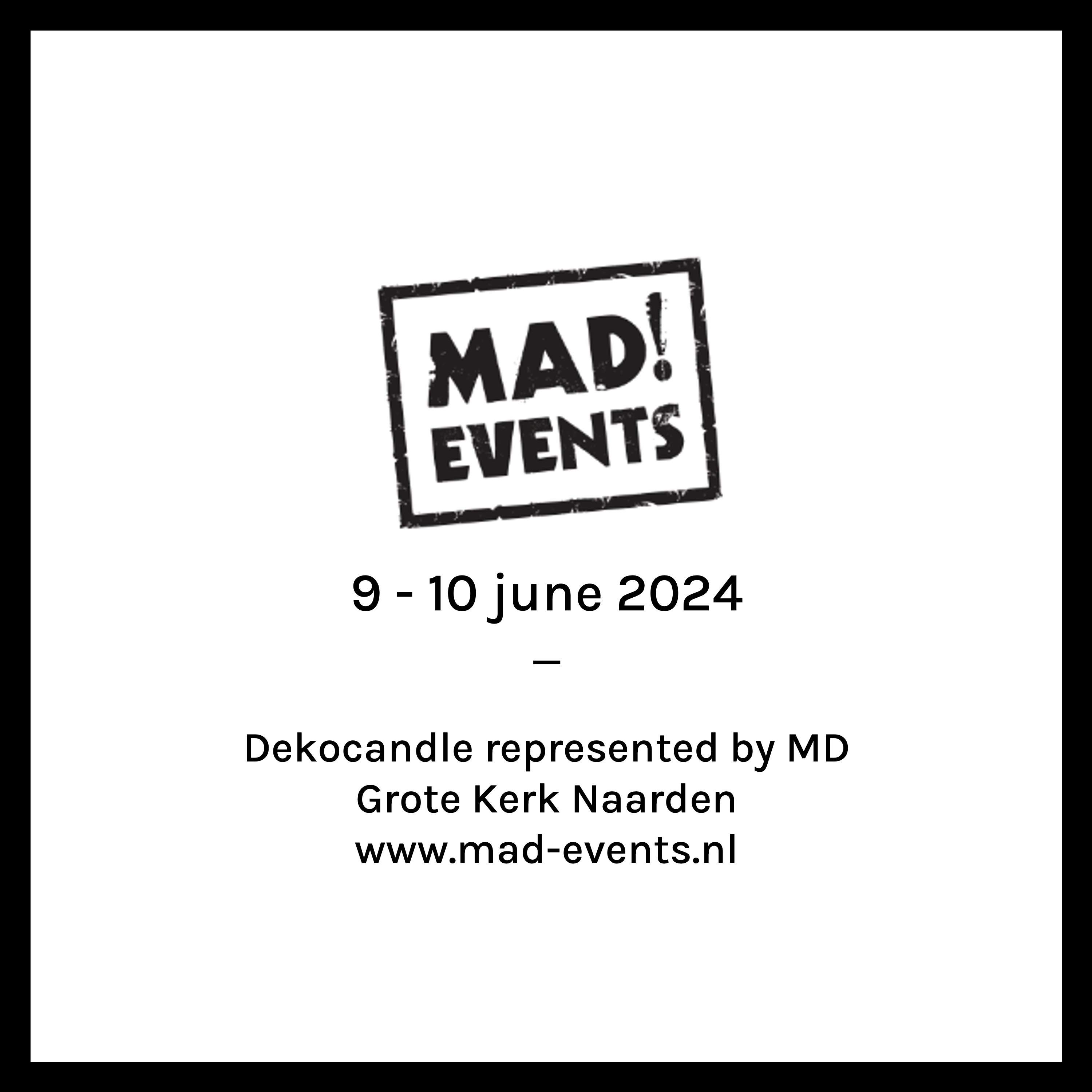 MAD! EVENTS / Grote Kerk Naarden / Nederland